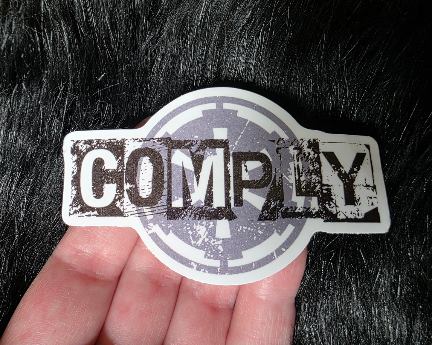 Comply Sticker