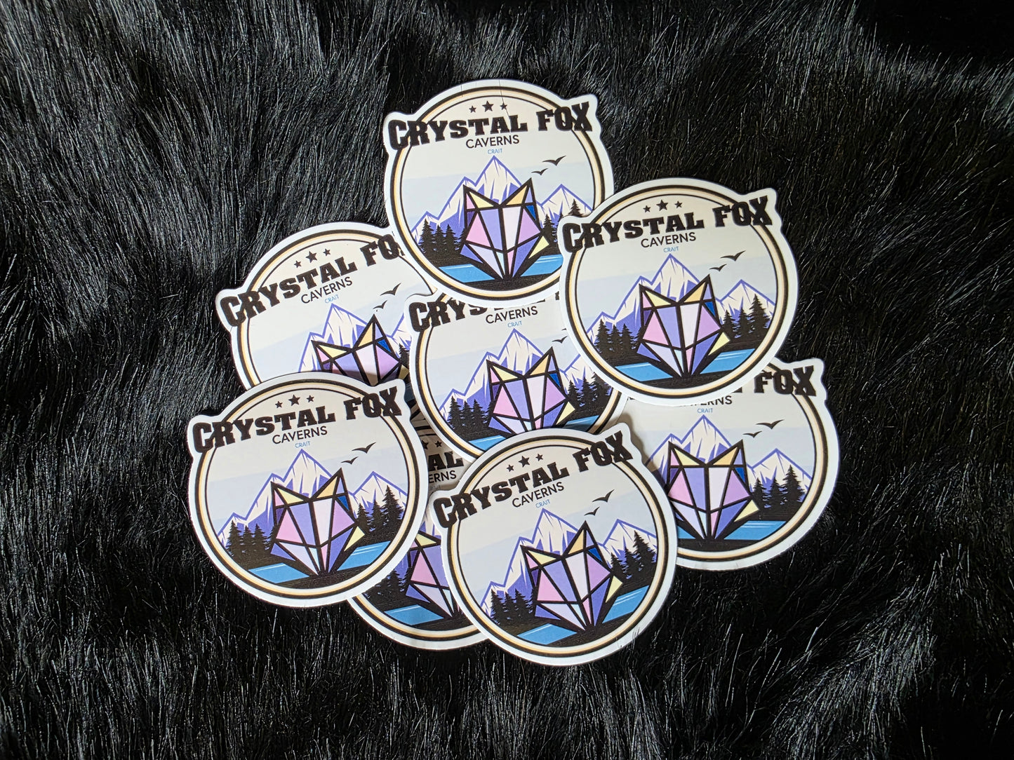 Crystal Fox Caverns Sticker