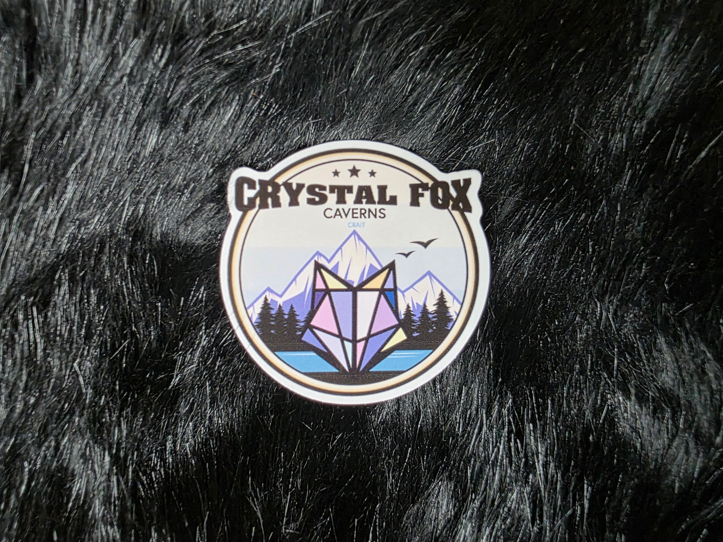 Crystal Fox Caverns Sticker
